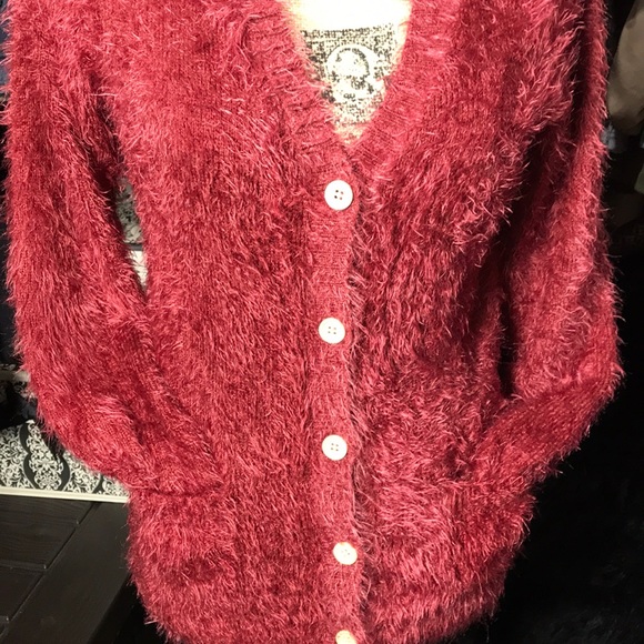 Tucker + Tate Rosé Colored Fuzzy Sweater - Picture 2 of 8